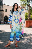 Floral Paradise | La Dolce Hemline Prints'25 Vol 2 | Women | Mushq | Pakistani Designer Dresses USA