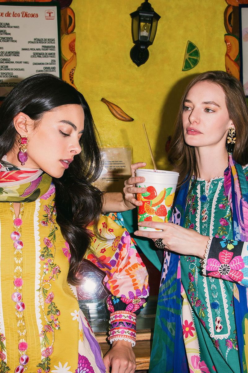 The Dream | La Dolce Hemline Prints'25 Vol 2 | Women | Mushq | Pakistani Designer Dresses USA