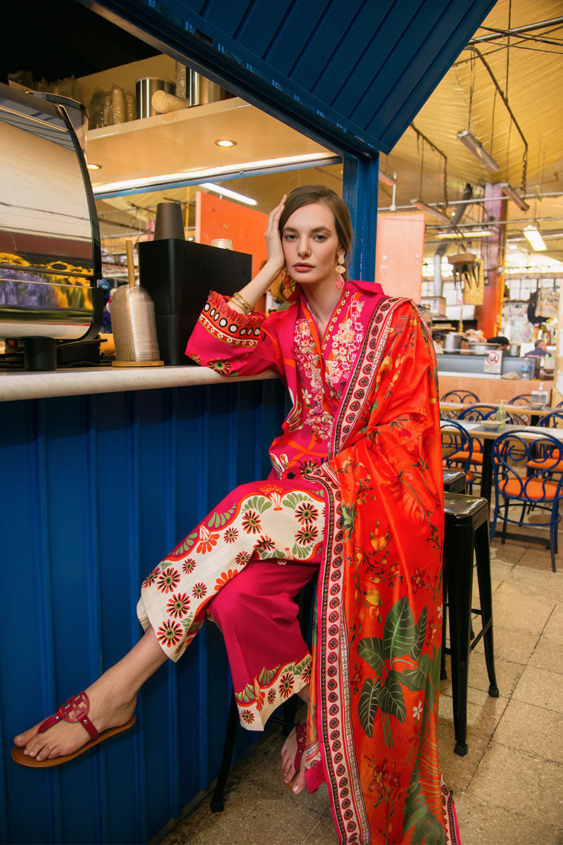 Memory of Heart | La Dolce Hemline Prints'25 Vol 2 | Women | Mushq | Pakistani Designer Dresses USA