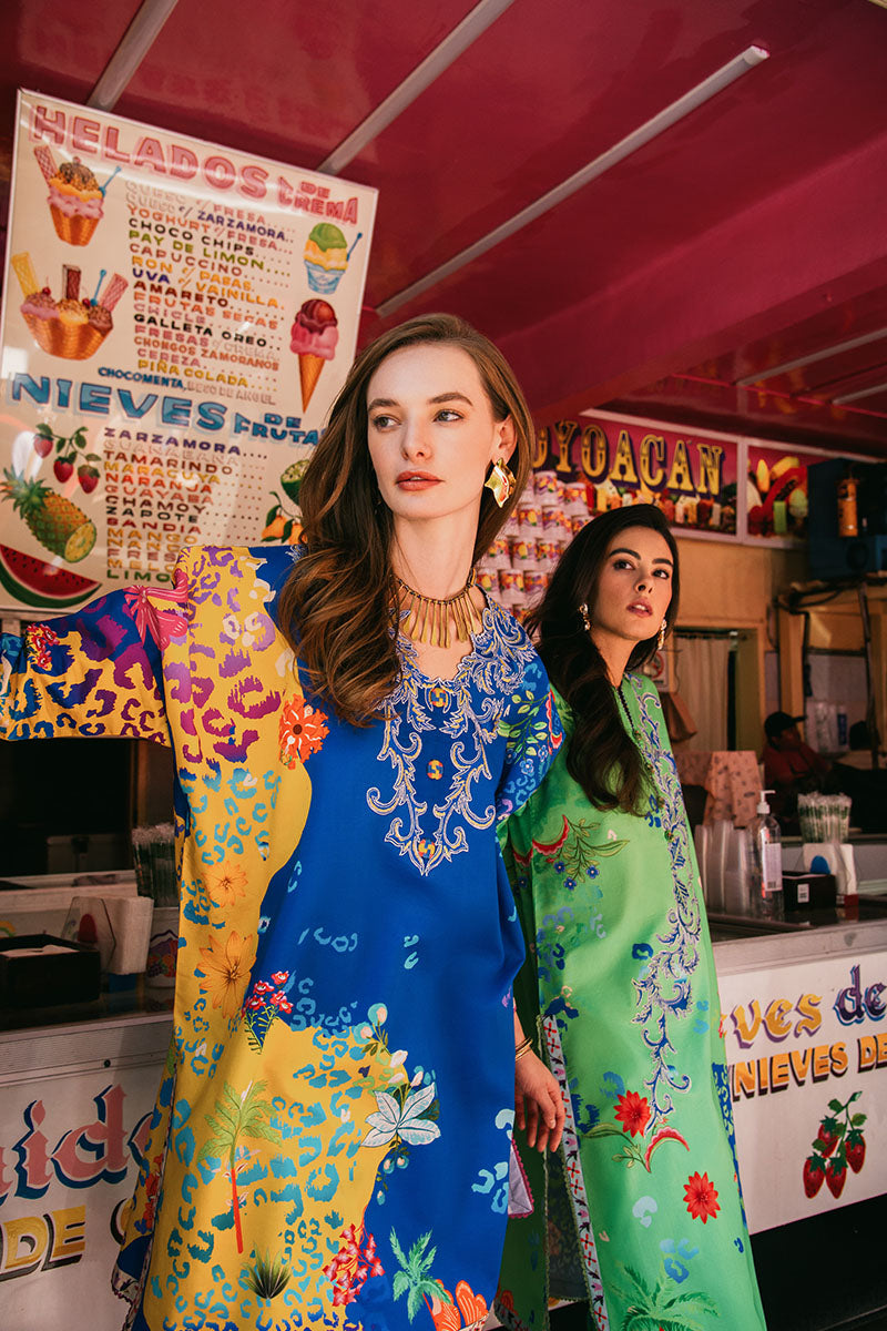 Flower of Life | La Dolce Hemline Prints'25 Vol 2 | Women | Mushq | Pakistani Designer Dresses USA