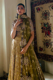 Elma — Sunehri lavender embroidered satin zari lehenga with kasab net dupatta