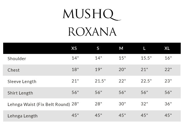 Size guide - shirt