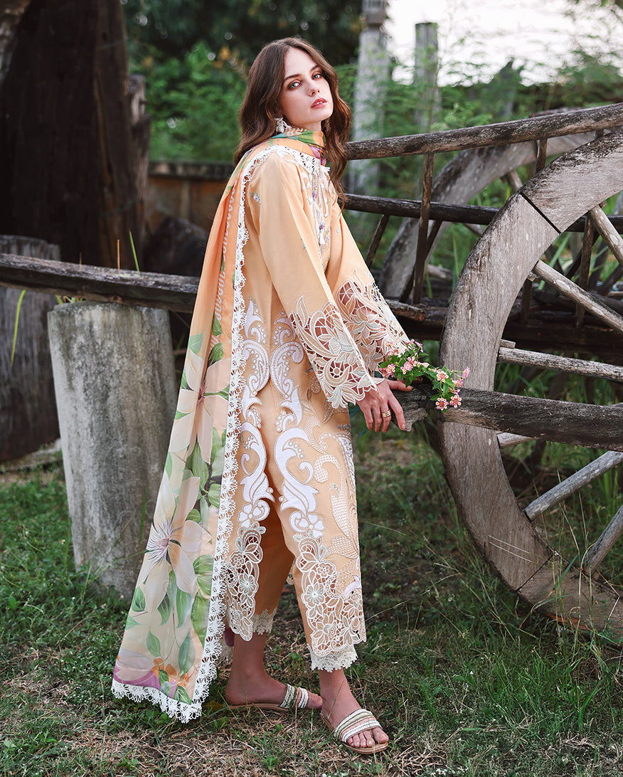 Wisteria Veil | Unstitched | Secret Garden V2 |  | Pakistani Women's Fashion